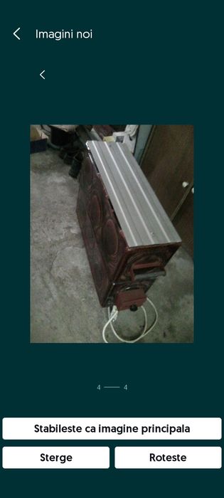 Vând sobă de teracotă electrică