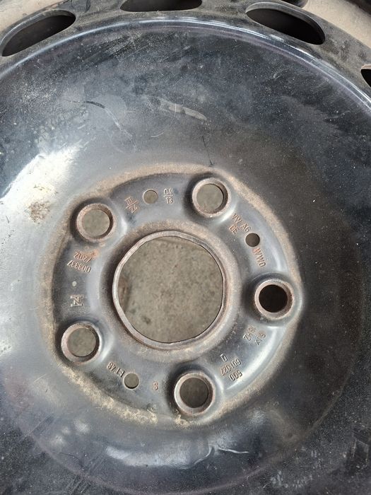 Janta tabla cu cauciuc Winter iarna 205/55/16, 5×112  Audi, VW