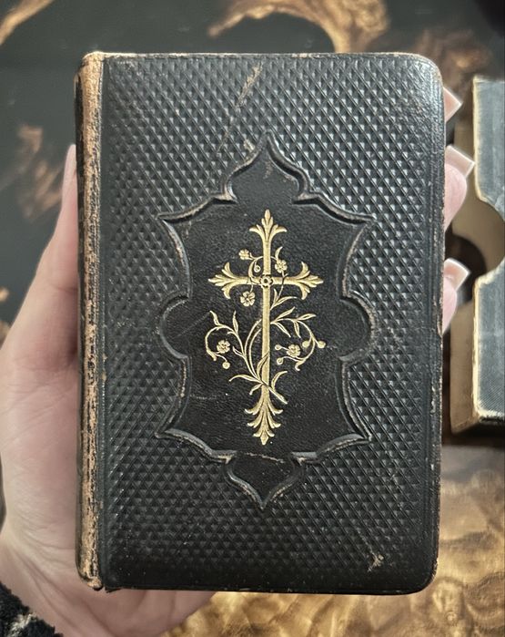 Антикварна немска религиозна книга (молитвеник) – XIX век