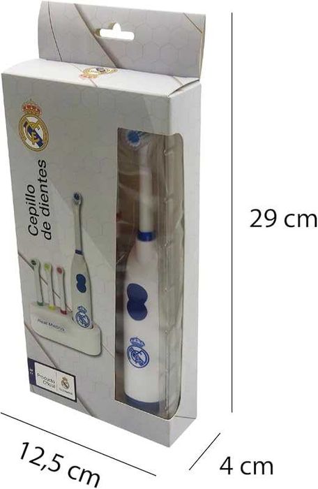Четка за зъби Real Madrid CyP Brands с батерии и 4 глави