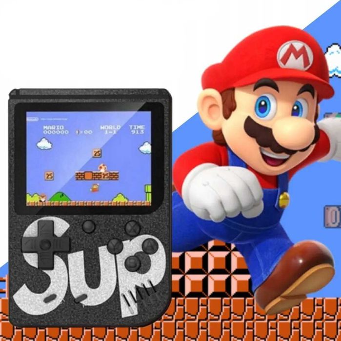 Consola portabila retro 400 jocuri integrat ecran LCD reincarcabil USB