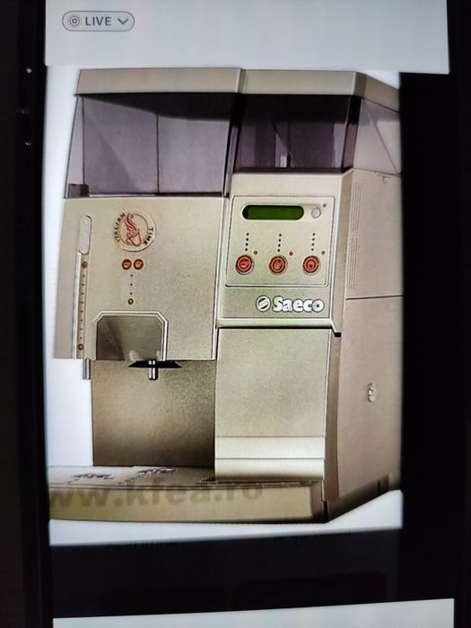 Expresor Saeco Lavazza cafea boabe și capsule