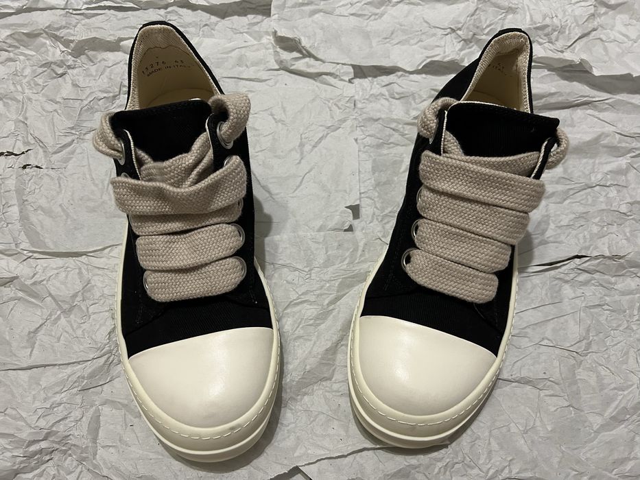 Adidasi Rick Owens Ramones Low Jumbo Laces