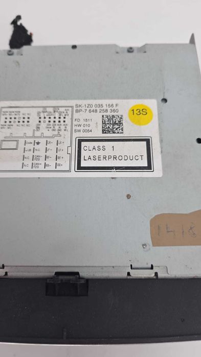 radio CD player  Skoda Octavia 2 an 2011 cod 1Z035156F