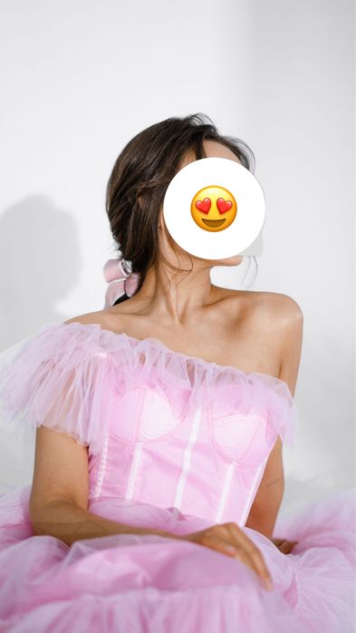 Платье розовое очень красивое