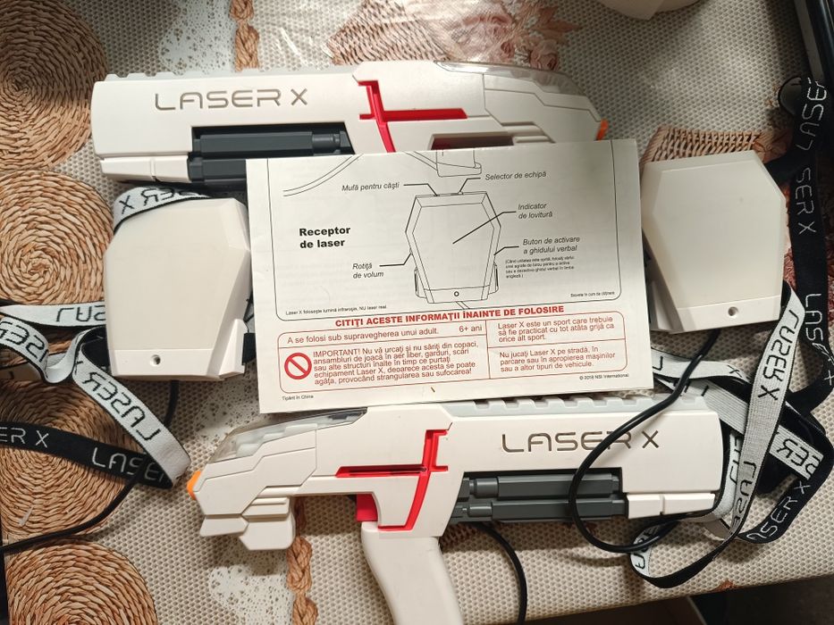 Set pistoale Laser X - Stare perfecta de functionare