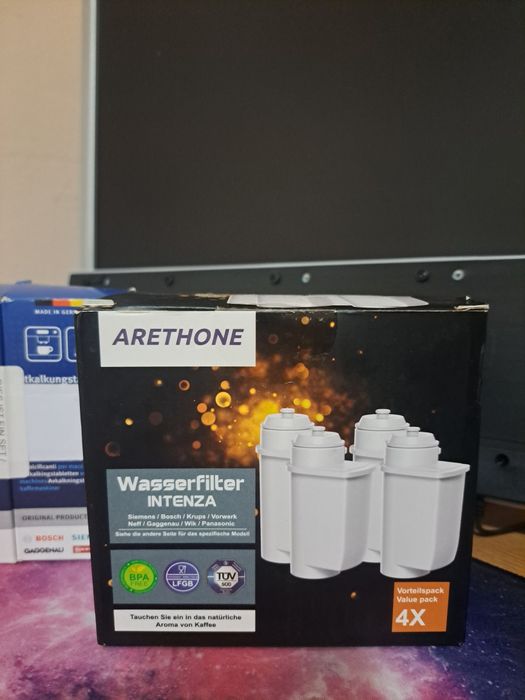 Kit întreținere espressor Bosch Siemens – filtre INTENZA + tablete decalcifiere originale