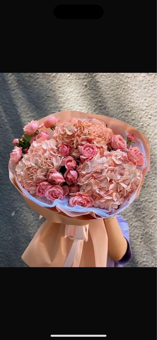 Голландские Розы, Пионы, цветы букеты