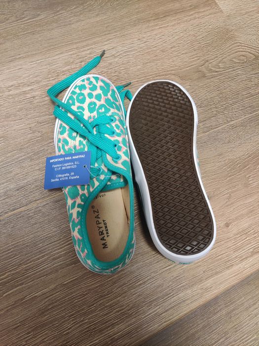 Vand tenisi verzi animal print