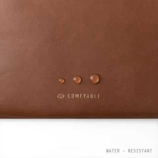 Husă din piele premium pentru Laptop Comfyable pentru MacBook Pro de 16 inci și Air de 15 inci – Maro