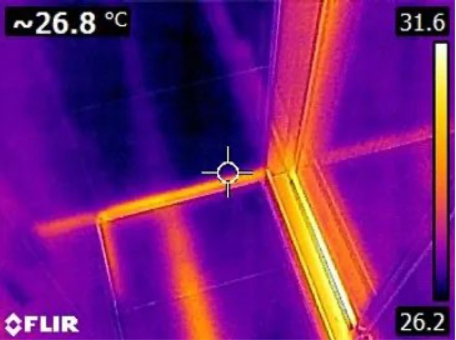 Откриване на скрити течове с професионална термокамера FLIR