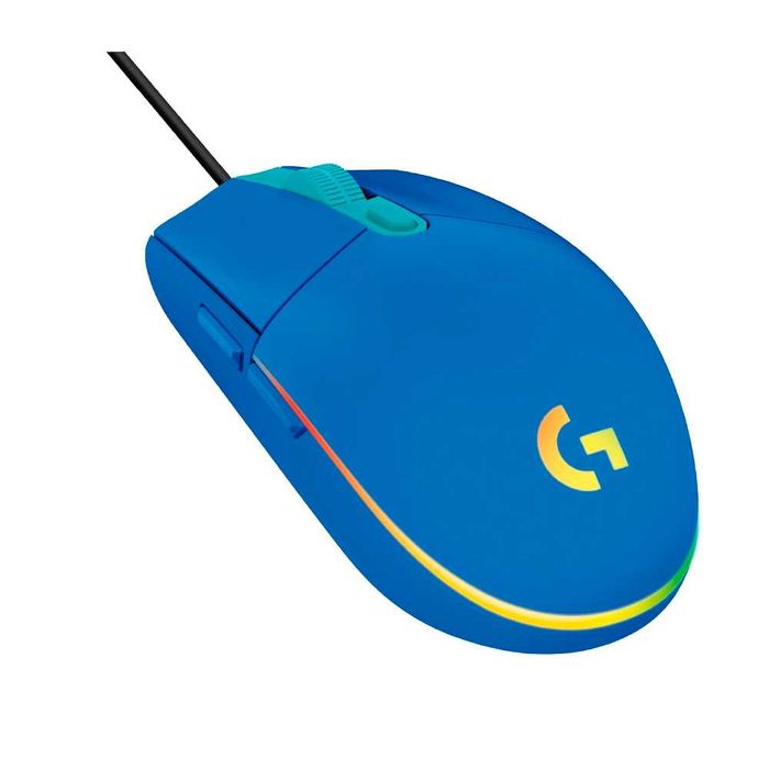 Мышь проводная Logitech G102 Lightsync Blue