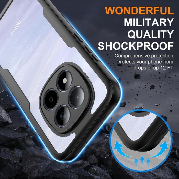 Xiaomi Redmi Note 15 Pro 5G / FLEXI 360° Кейс с протектор