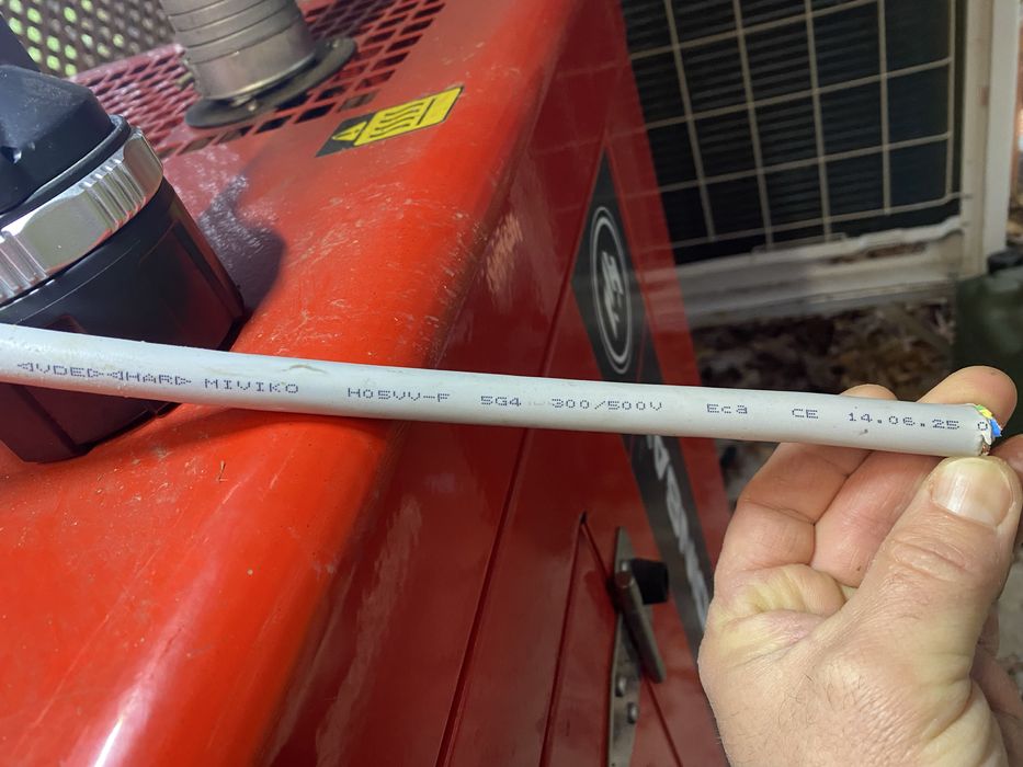 Cablu 3x1,5mm si copex