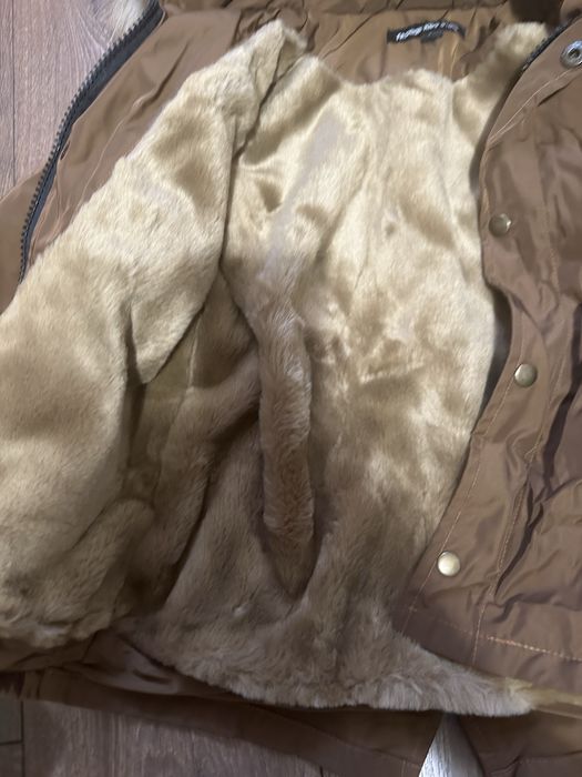 Детско яке с естествен пух