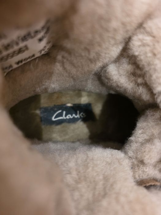 Cizme Clark,  noi, piele naturala cu blana naturala Interior