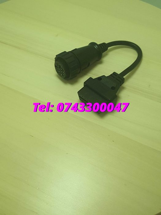 Adaptor Obd Scania 16 Pin  Pentru Camioane Scania  Compatibil Cu De