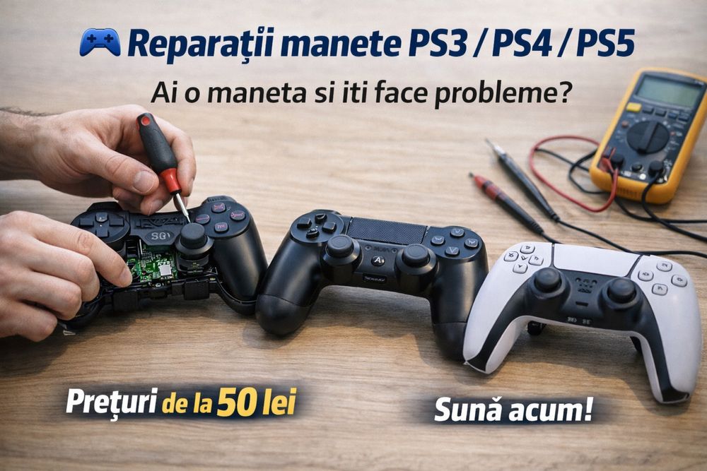 Reparatii maneta Playstation 3 / 4 / 5