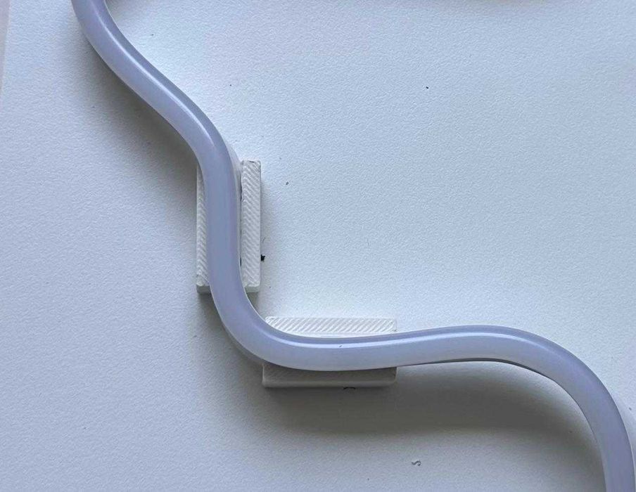 Cleme pentru neon flex de 6mm - ghidaj si fixare 50 bucati.