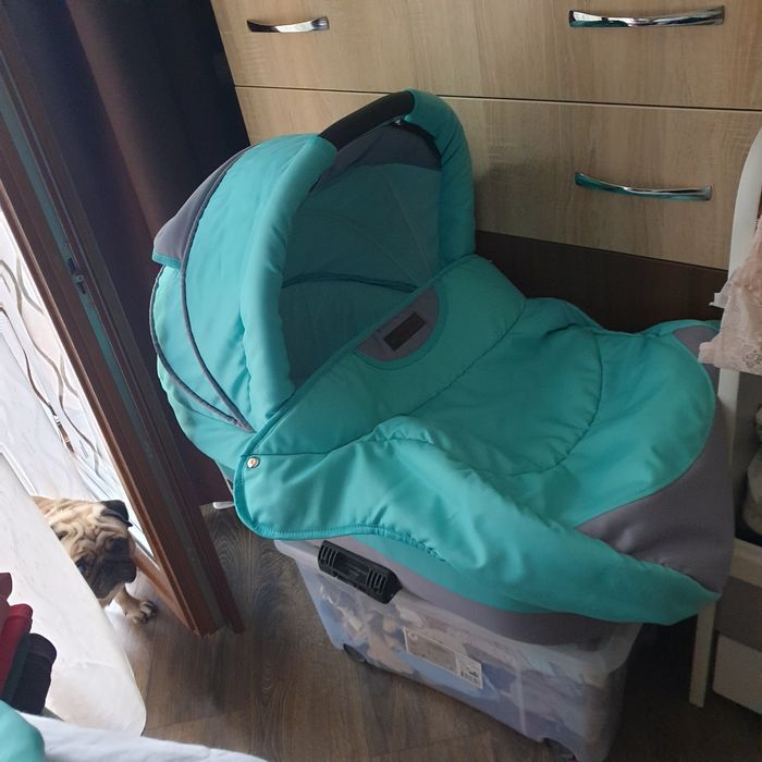 Carucior 3 in 1 albastru