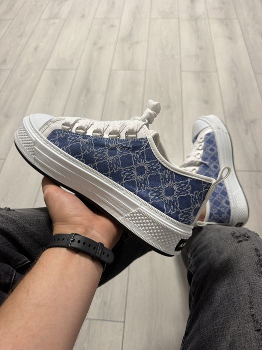 Sneakersi/Tenisi Barbati Amiri Albastru & Alb!