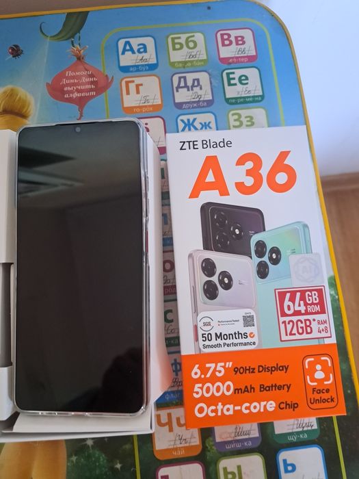 Телефон новый  ZTE a 36