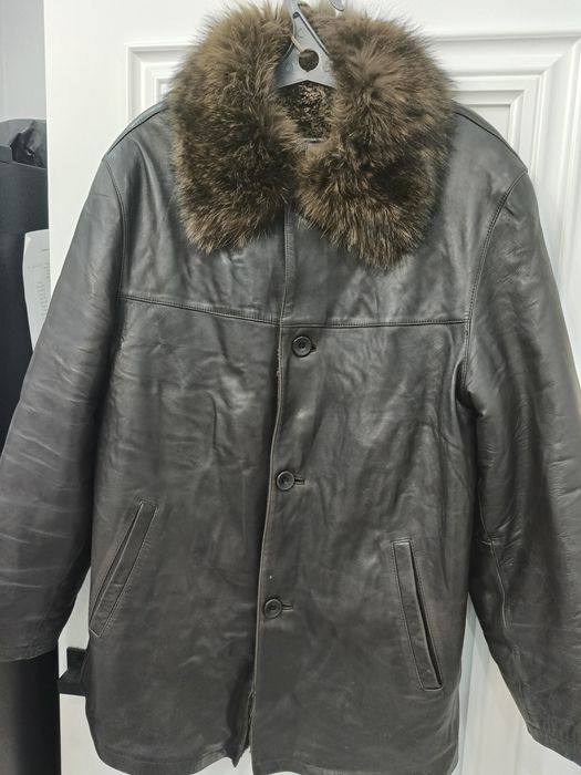Дубленка кожанная