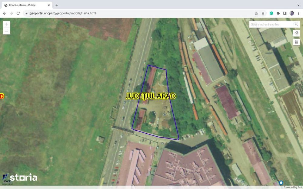 Teren intravilan 3.466 mp Calea 6 Vanatori Arad