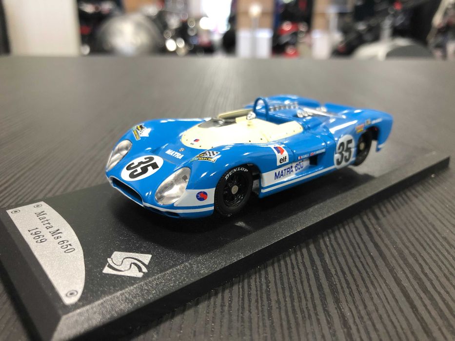 Колекционерски модел метална количка MATRA MS 660 Le Mans 1969 1:43НОВ