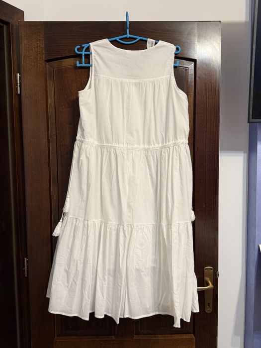 Rochie alba simpla