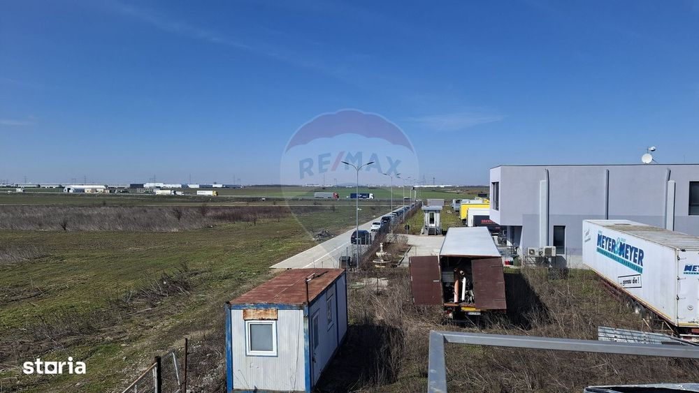 Teren intravilan 15.107mp | Include hală P+1|Utilitati pe teren|Glina