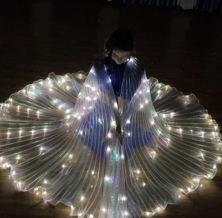 Halloween/ Хелоуин / парти светещи / LED крила / перелина / наметало