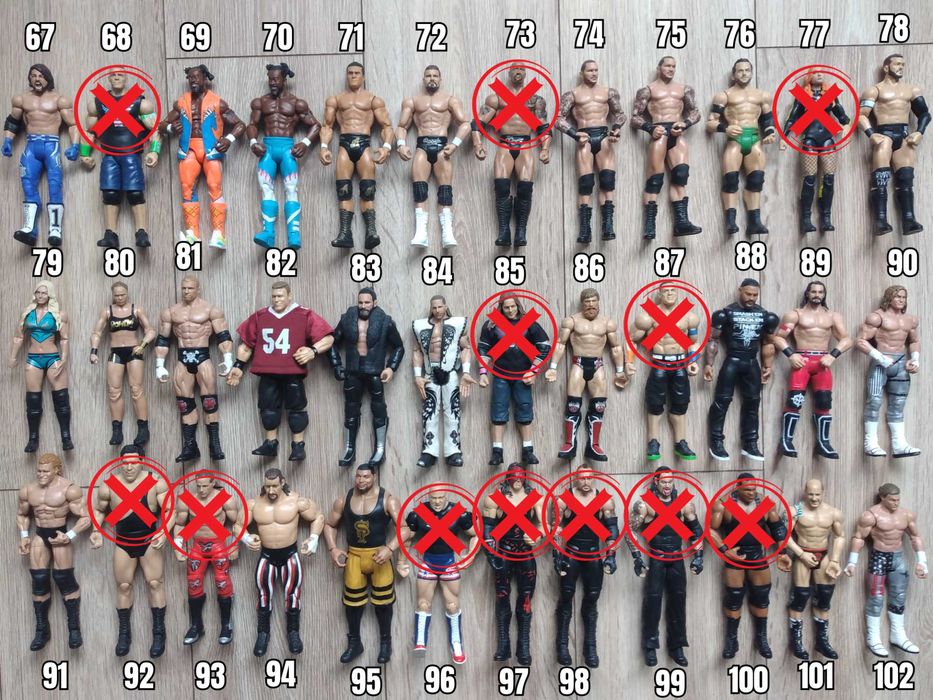 Екшън Фигурки WWE Кеч Pro-Wrestling Action Figures Reigns HHH Cena 2/3