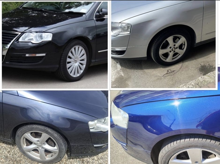 Aripa Vw Passat b6 Negru Albastru Gri