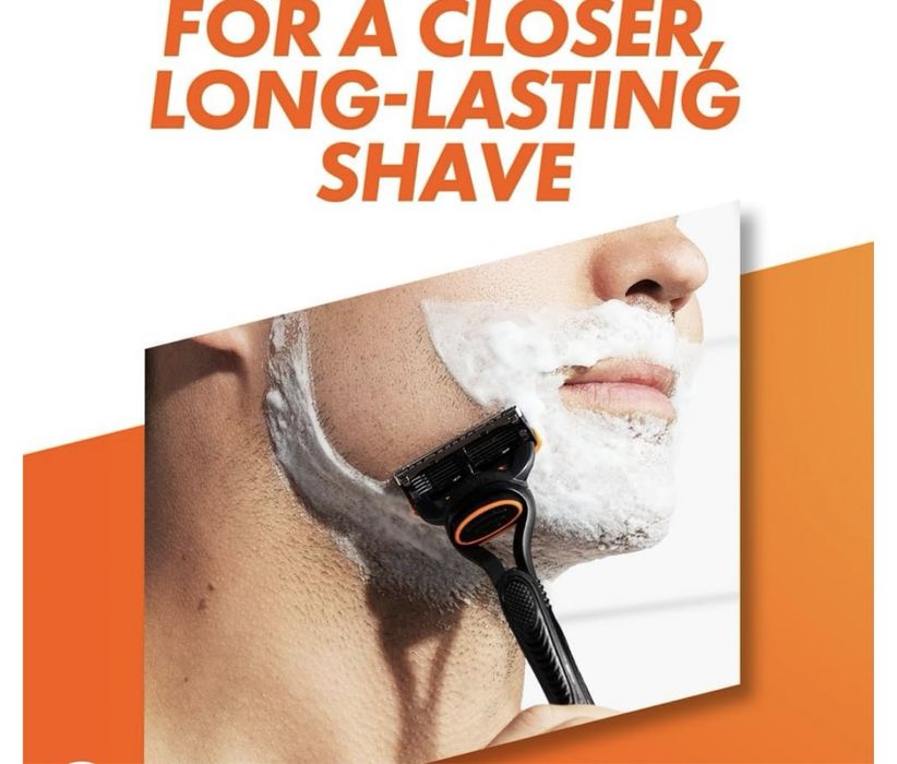 Gillette Fusions комплект 10 бр бръсначка +10бр  ножчета внос Англия!