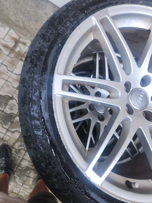 Jante Audi Le Mans R20 originale cu anvelope Pirelli Scorpion Verde