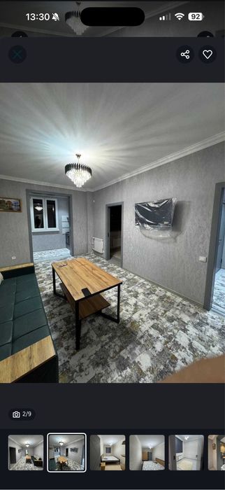 Аренда квартира в Массив Ялангач 2-комнат р-н Мирзо-Улугбекский
