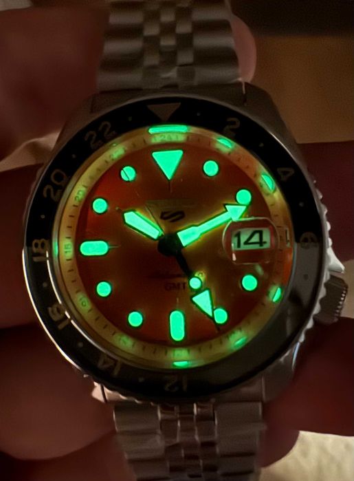 Seiko 5 Sports 42 mm SKX007 Mikan Orange SSK005 Automatic GMT