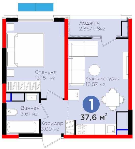 СРОЧНО! Ботсад 1-комн.• бизнес-класс • СКИДКА-15% • от 660у.е./мес (S)