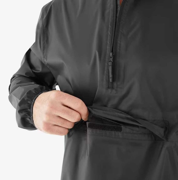 Pelerina QUECHUA Geacă impermeabilă de drumeție anti-vânt Raincut XL