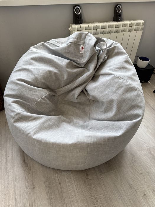 Пуф Барбарон в два цвята