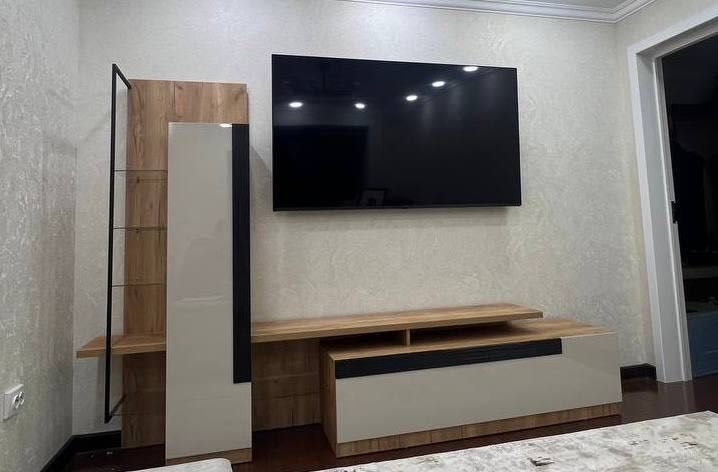 Тумба + стеллаж для зоны ТВ