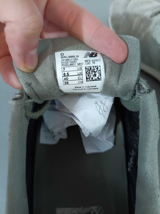 new Balance 996 gri