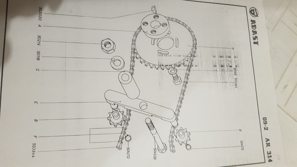 Техническа документация за печатарски машини Ромайор 313 и314
