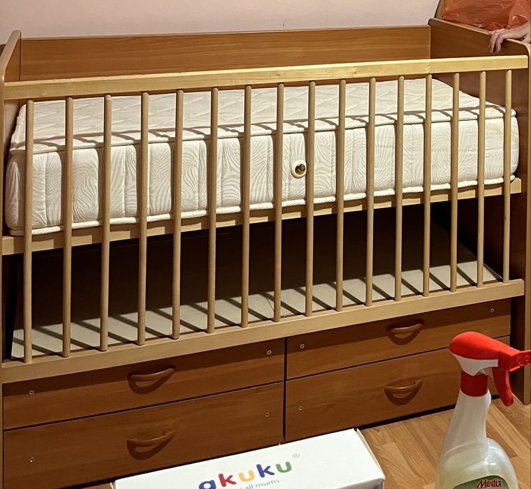 Детска кошара с матрак