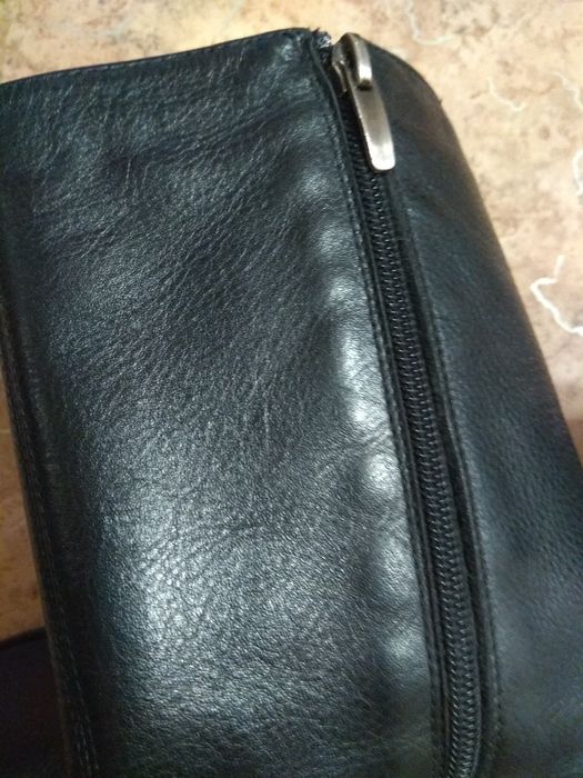 Сапожки демисезонные кожаные