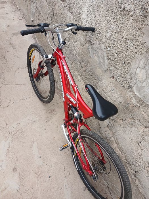 Велосипед двух подвесный