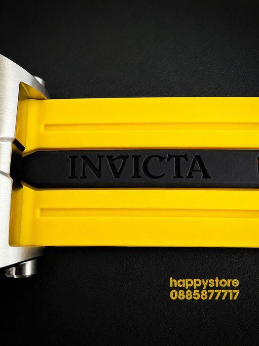 INVICTA Racing Monza Yellow steel 57mm, Инвикта нов ръчен часовник