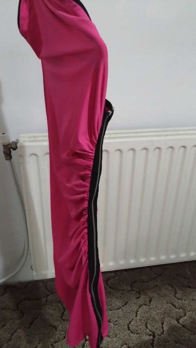 Розова официална рокля