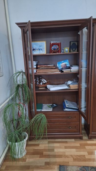 Шкаф витрина 2х дверный